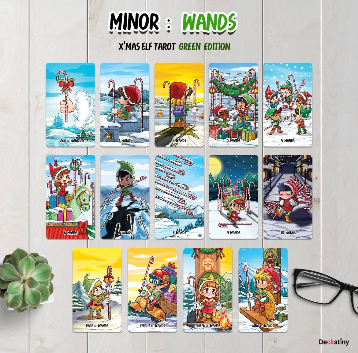 X'mas Elf Tarot: Green Edition