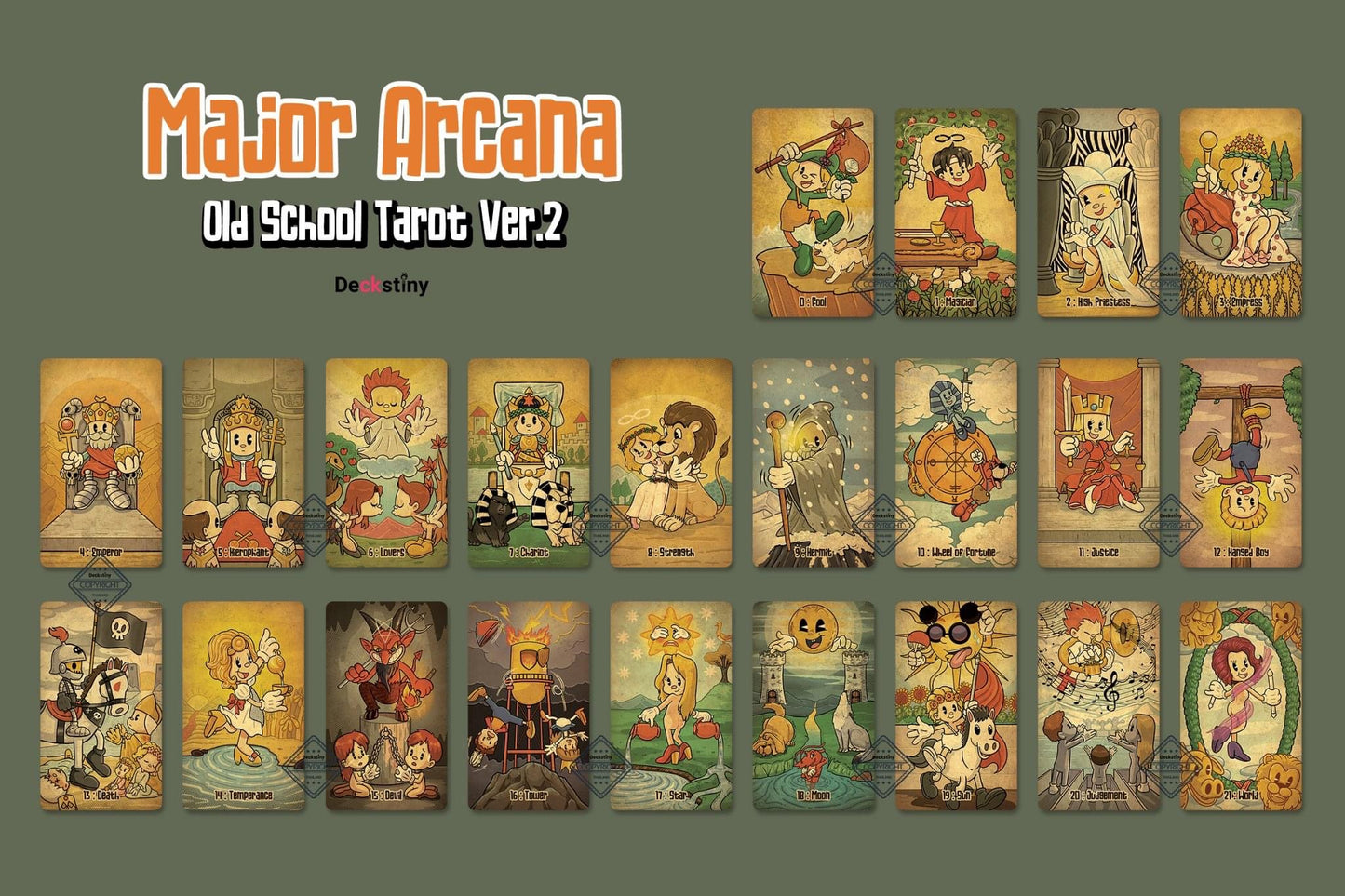 Old School Tarot V.2