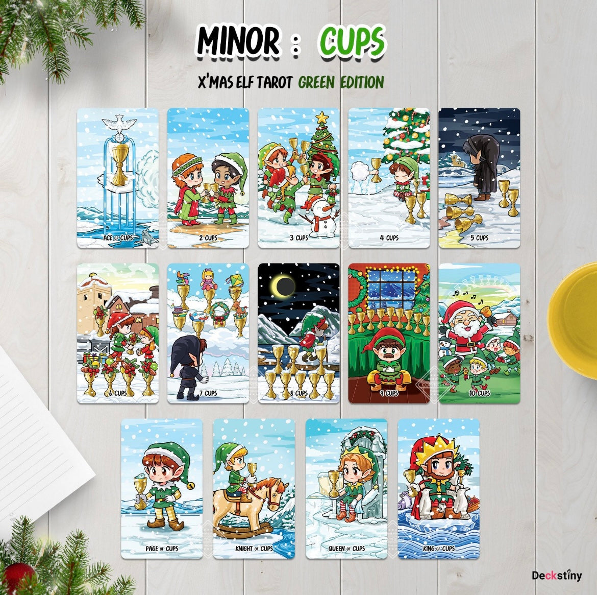 X'mas Elf Tarot: Green Edition