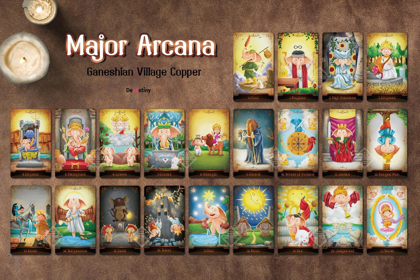 Ganeshian Village Tarot: Copper Edition