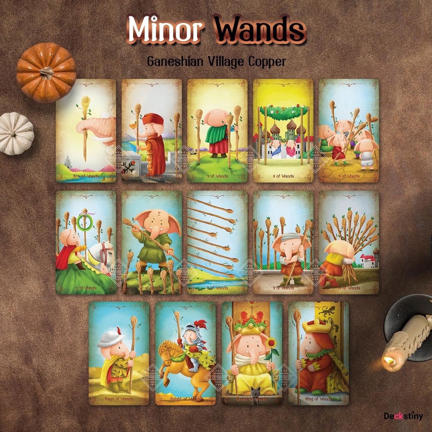 Ganeshian Village Tarot: Copper Edition