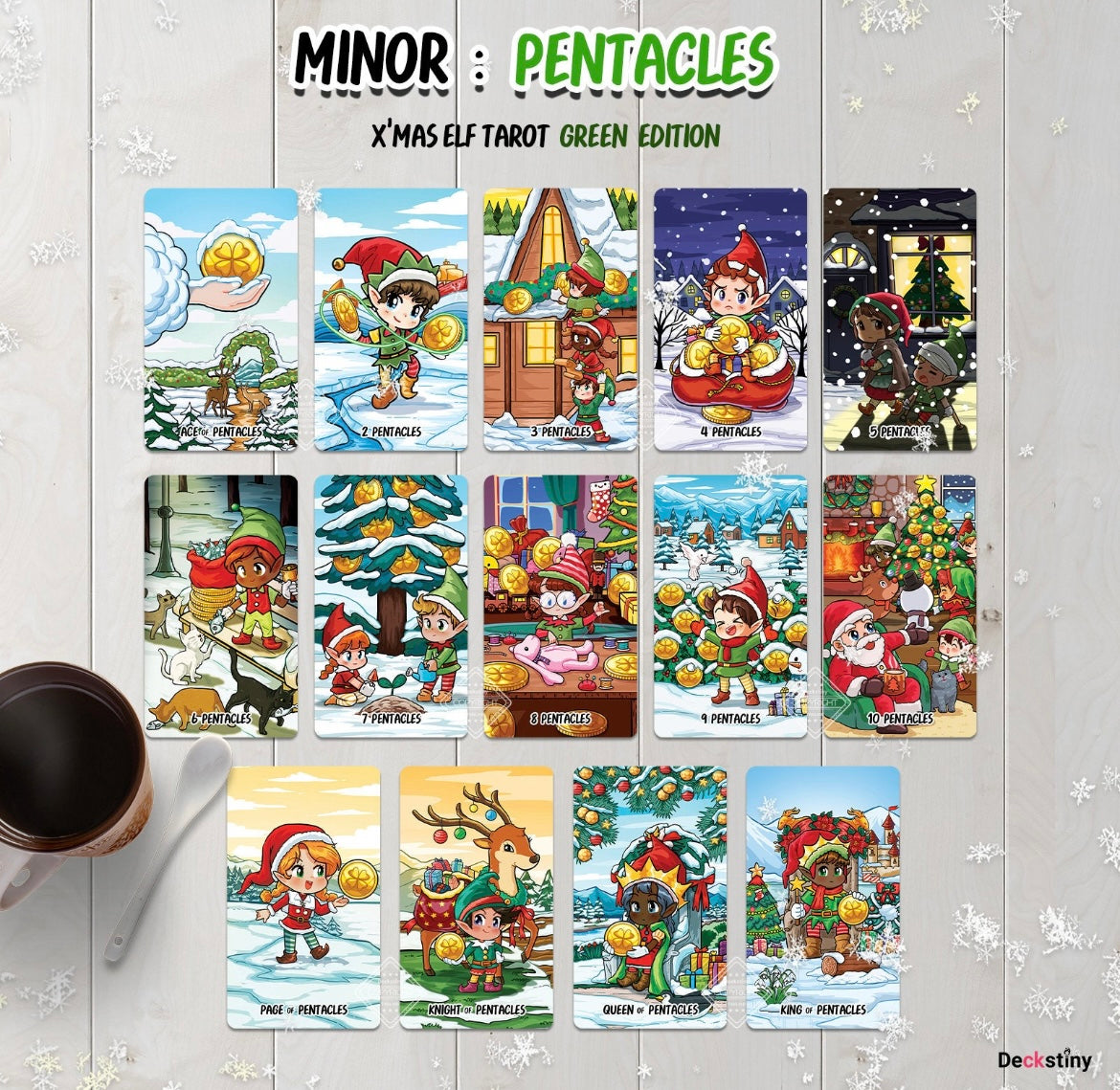 X'mas Elf Tarot: Green Edition
