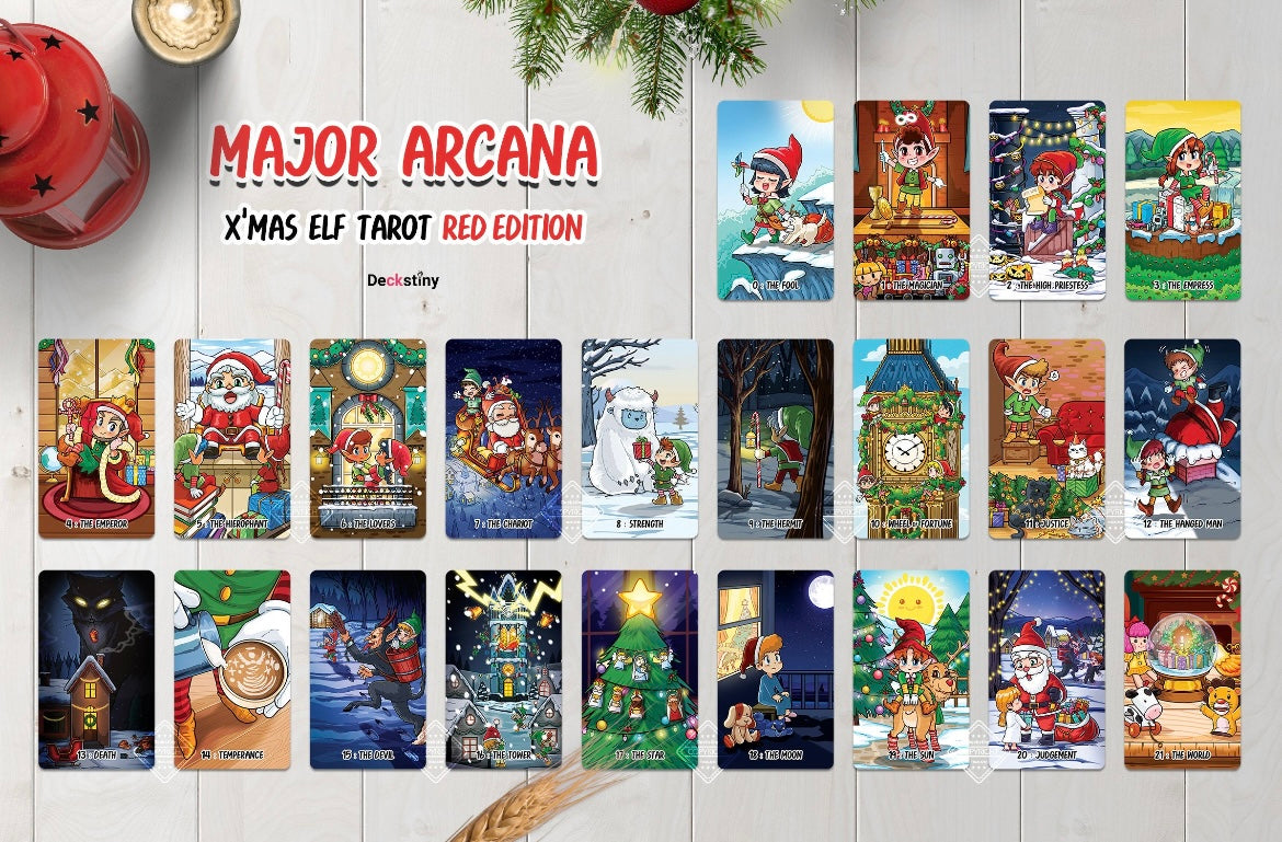 X'mas Elf Tarot: Red Edition