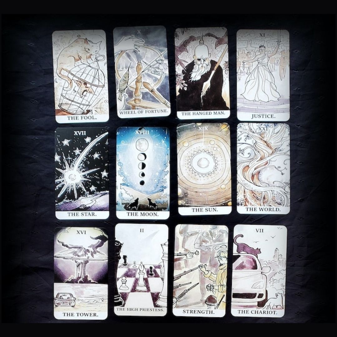 Ink Witch Tarot (Second Edition) + 2 Expansion Packs