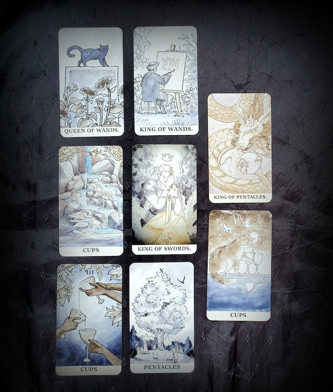 Ink Witch Tarot (Second Edition) + 2 Expansion Packs