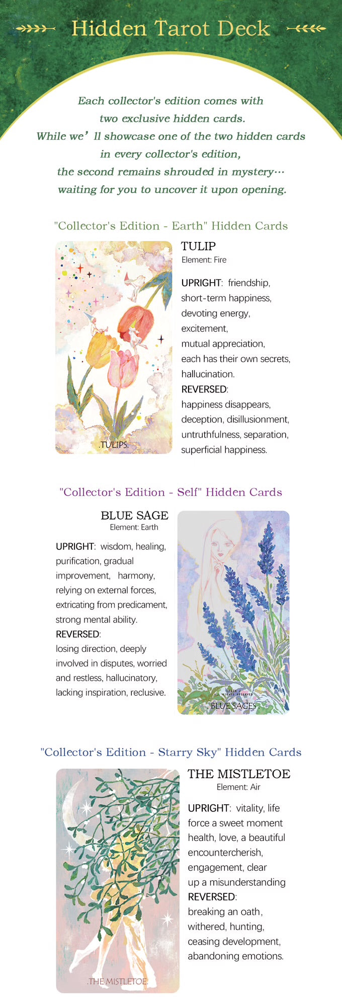 【預訂】 The Whisper of Stars and Garden Tarot (Self) 繁星與花園的低語塔羅 (自我)