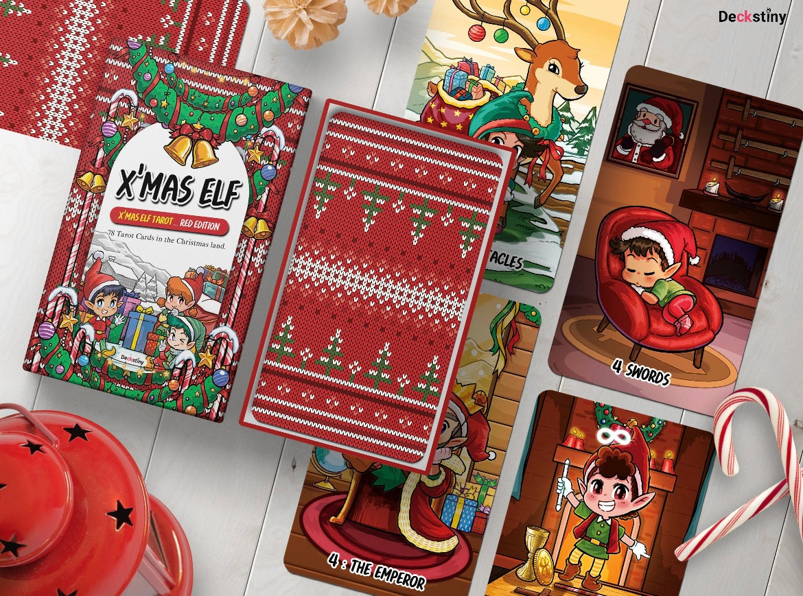 X'mas Elf Tarot: Red Edition