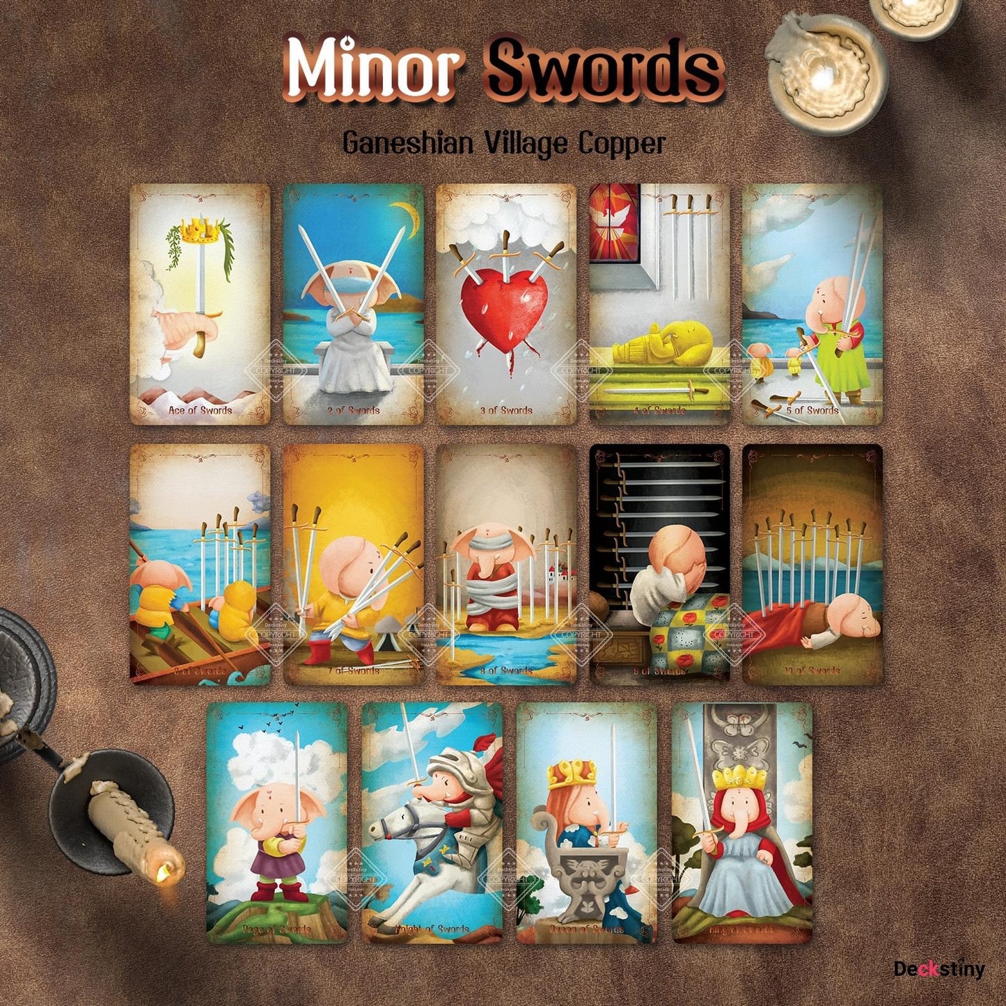 Ganeshian Village Tarot: Copper Edition