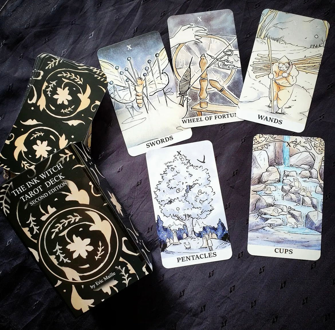 Ink Witch Tarot (Second Edition) + 2 Expansion Packs