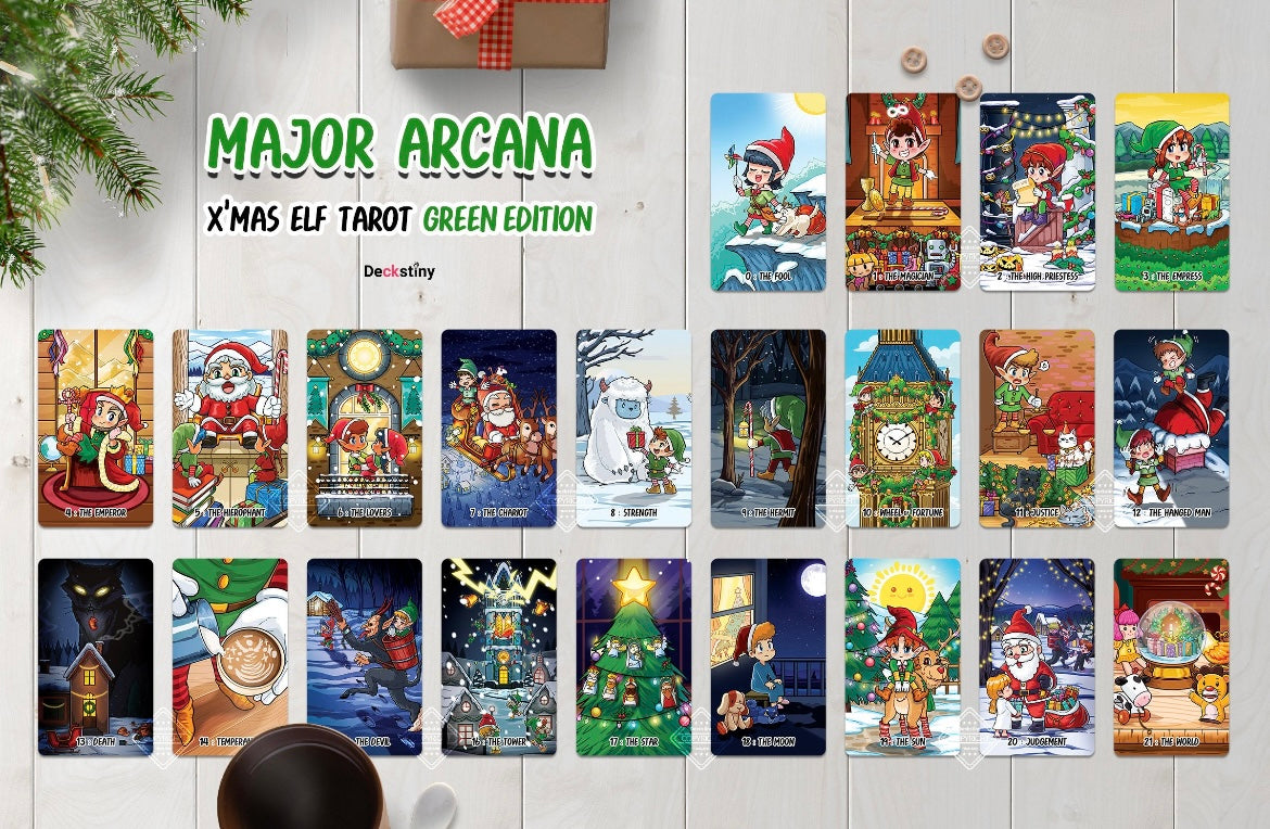 X'mas Elf Tarot: Green Edition
