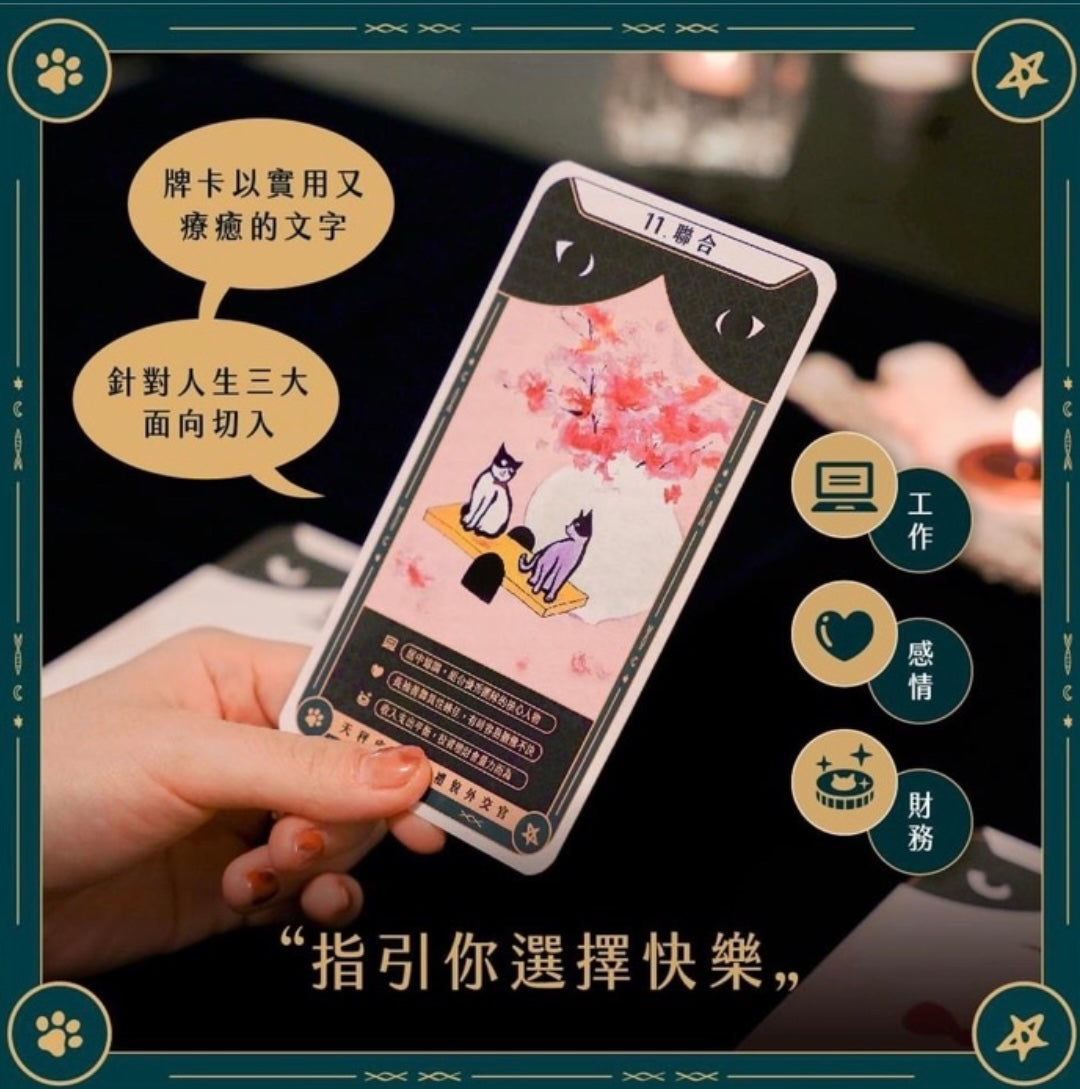 神貓指引卡(送神貓儀式布!)