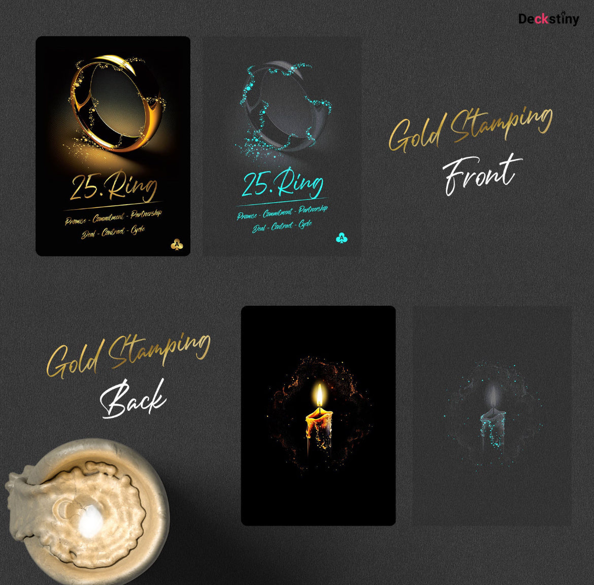Golden Deep - 36 Lenormand cards