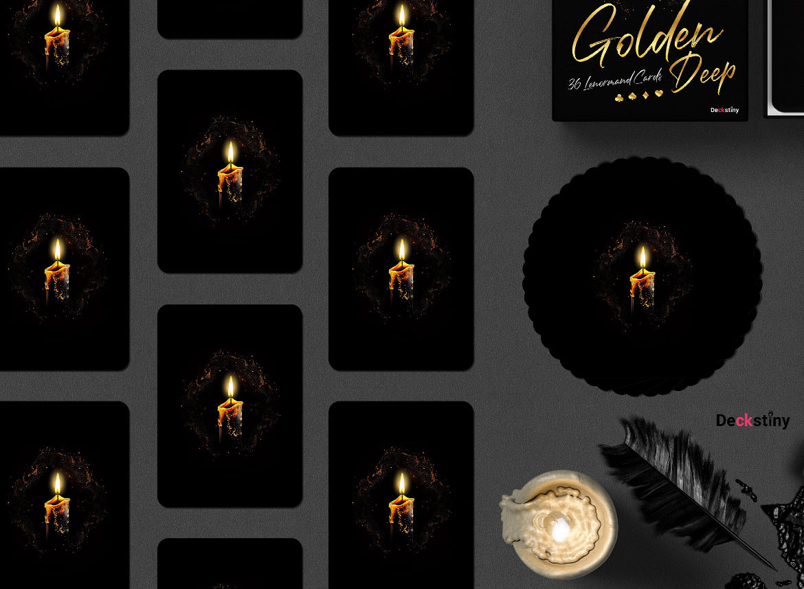 Golden Deep - 36 Lenormand cards