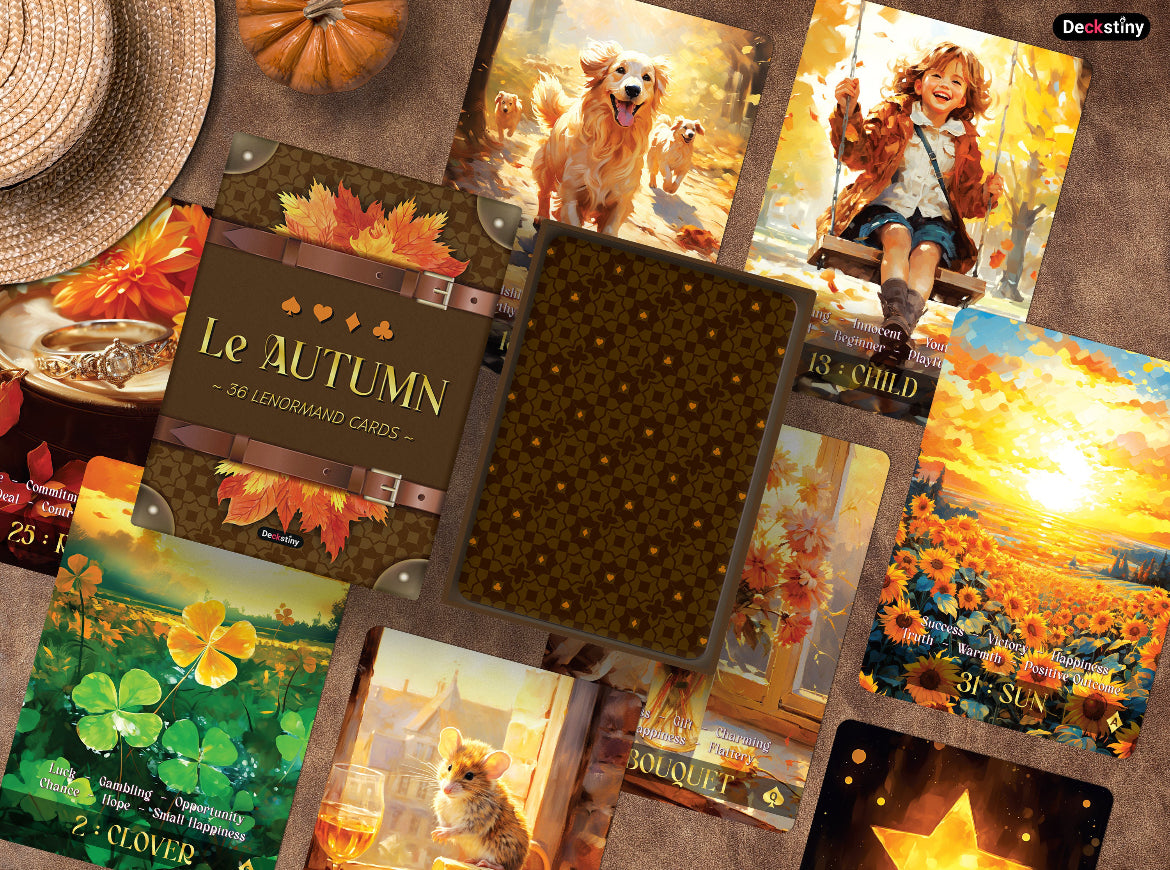 Le Autumn - 36 Lenormand cards