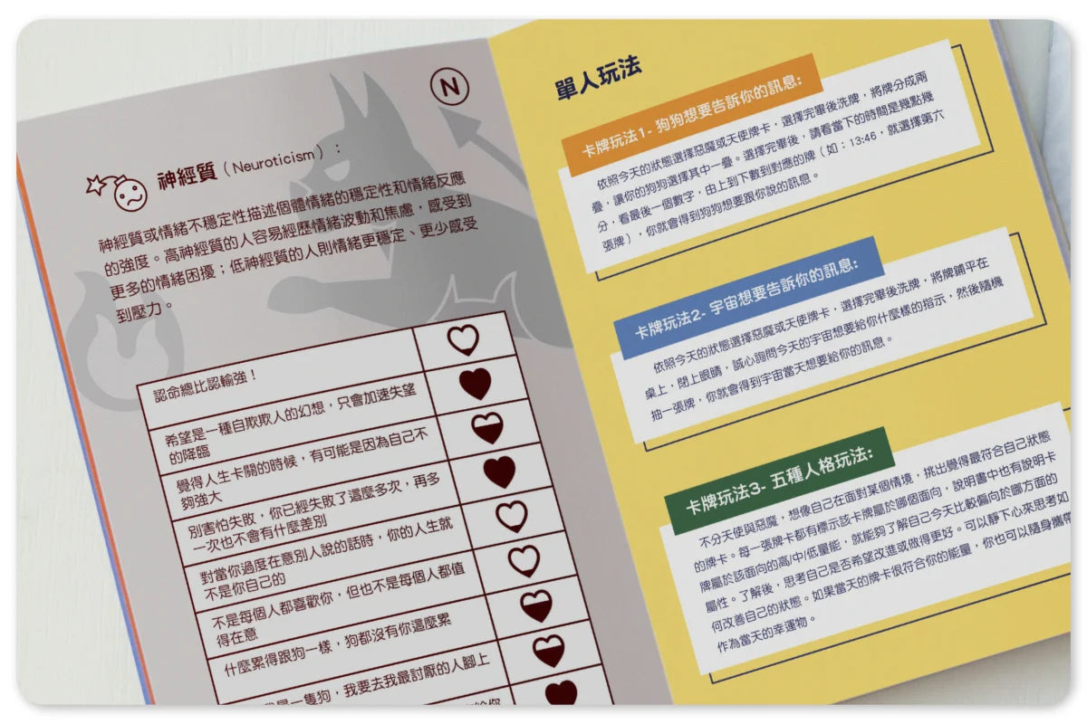 5色人格自我內言卡