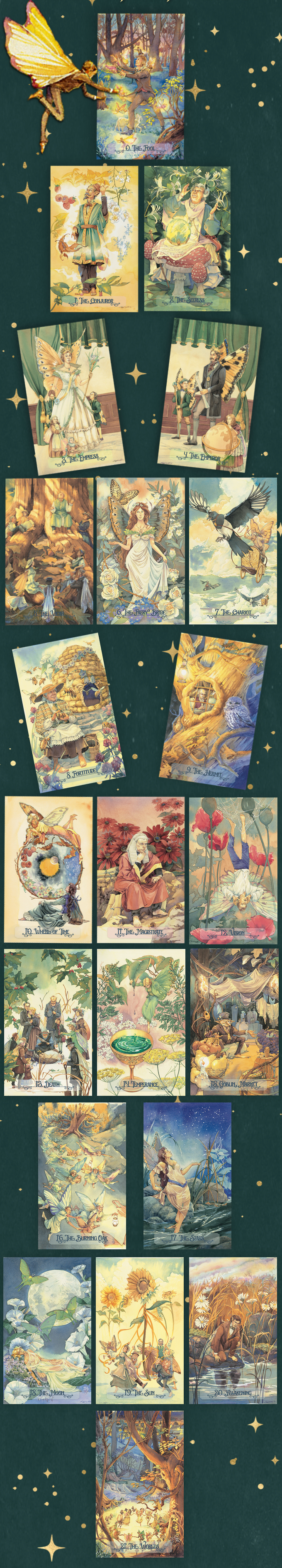 Victorian Faery Tarot (with Kickstarter exclusive gifts 🧚🏻♀️)