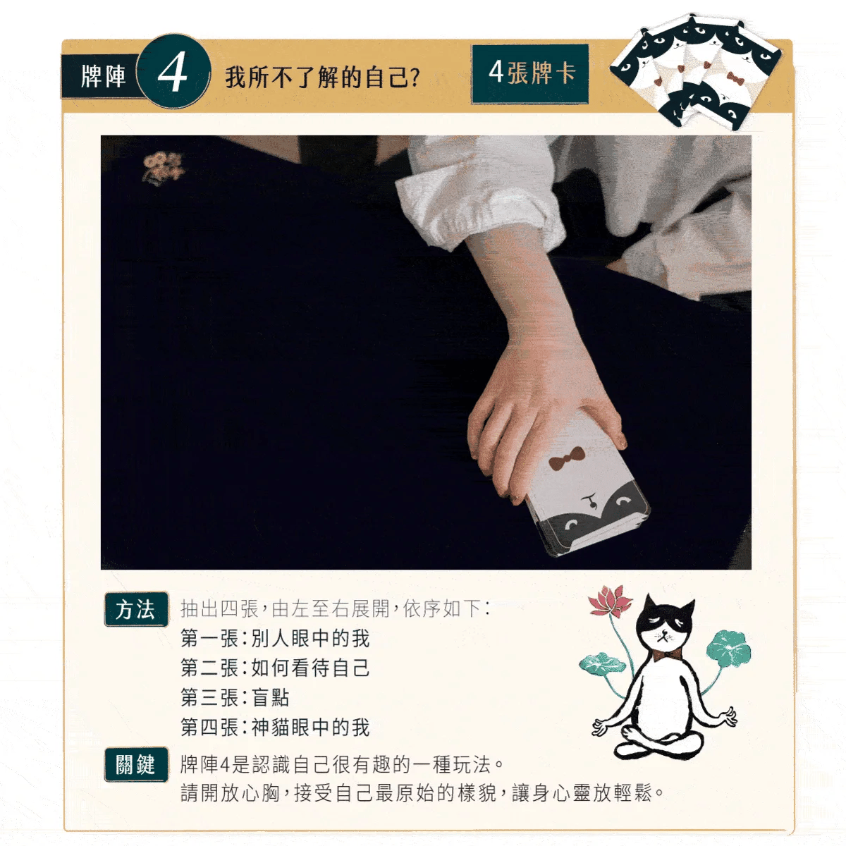 神貓指引卡(送神貓儀式布!)